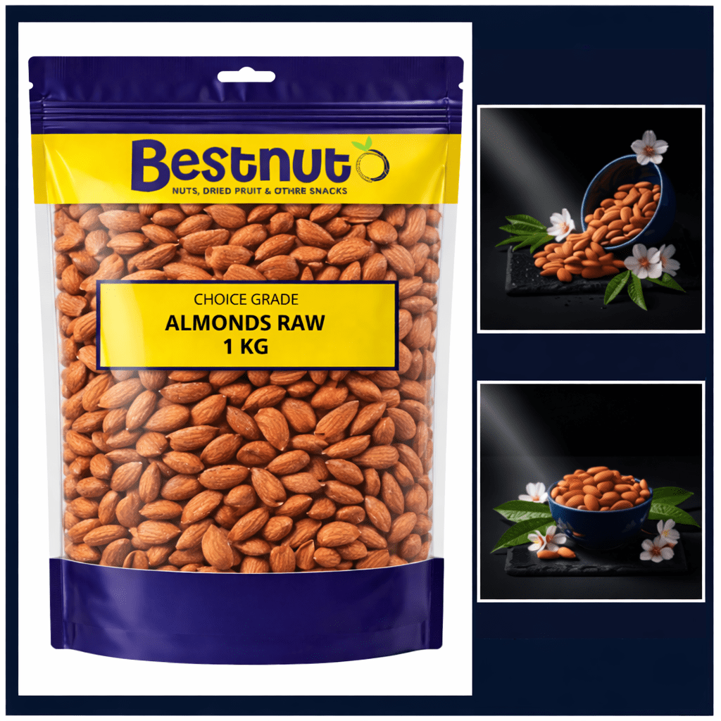 Almonds Raw 1KG