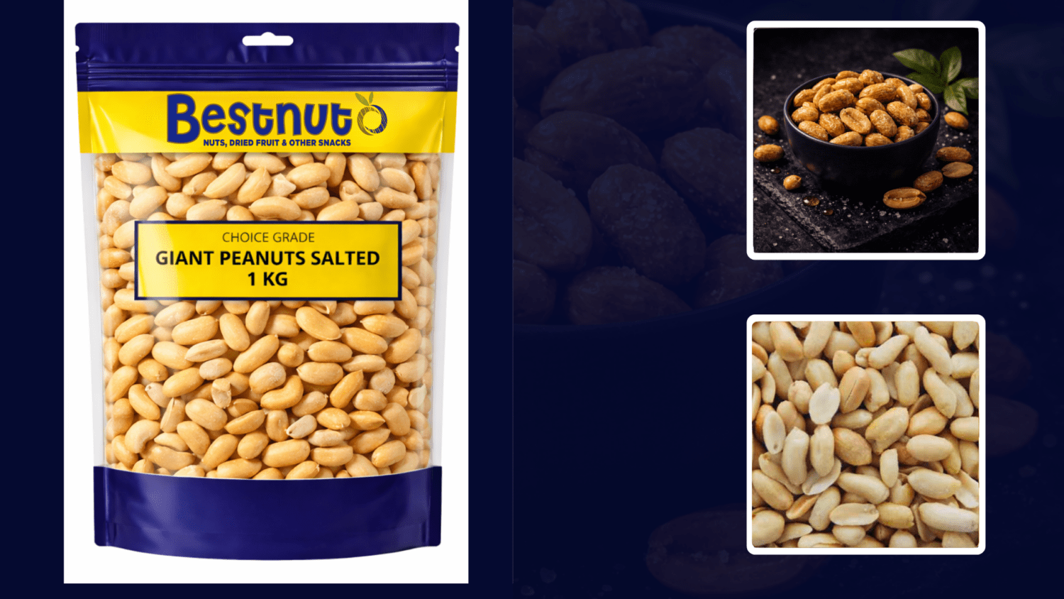 Giant Peanuts Salted