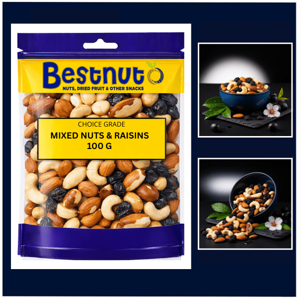 Mixed Nuts & Raisins 100 G