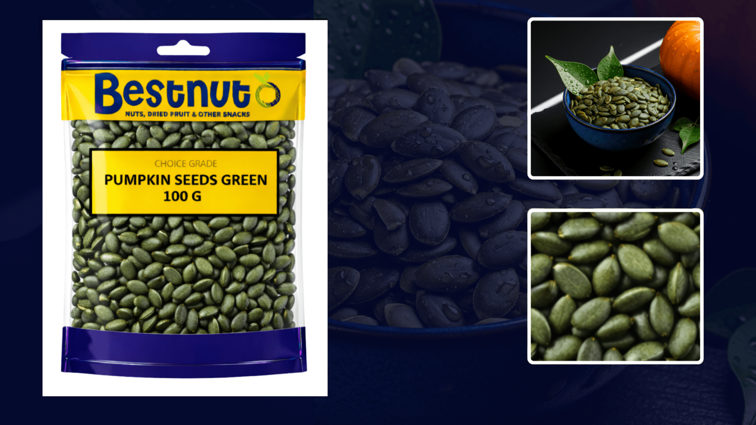 Pumpkin Seeds Green 100 G Hero
